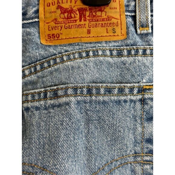 Levi 550 denim blue Jean in size 14 - Picture 4 of 7